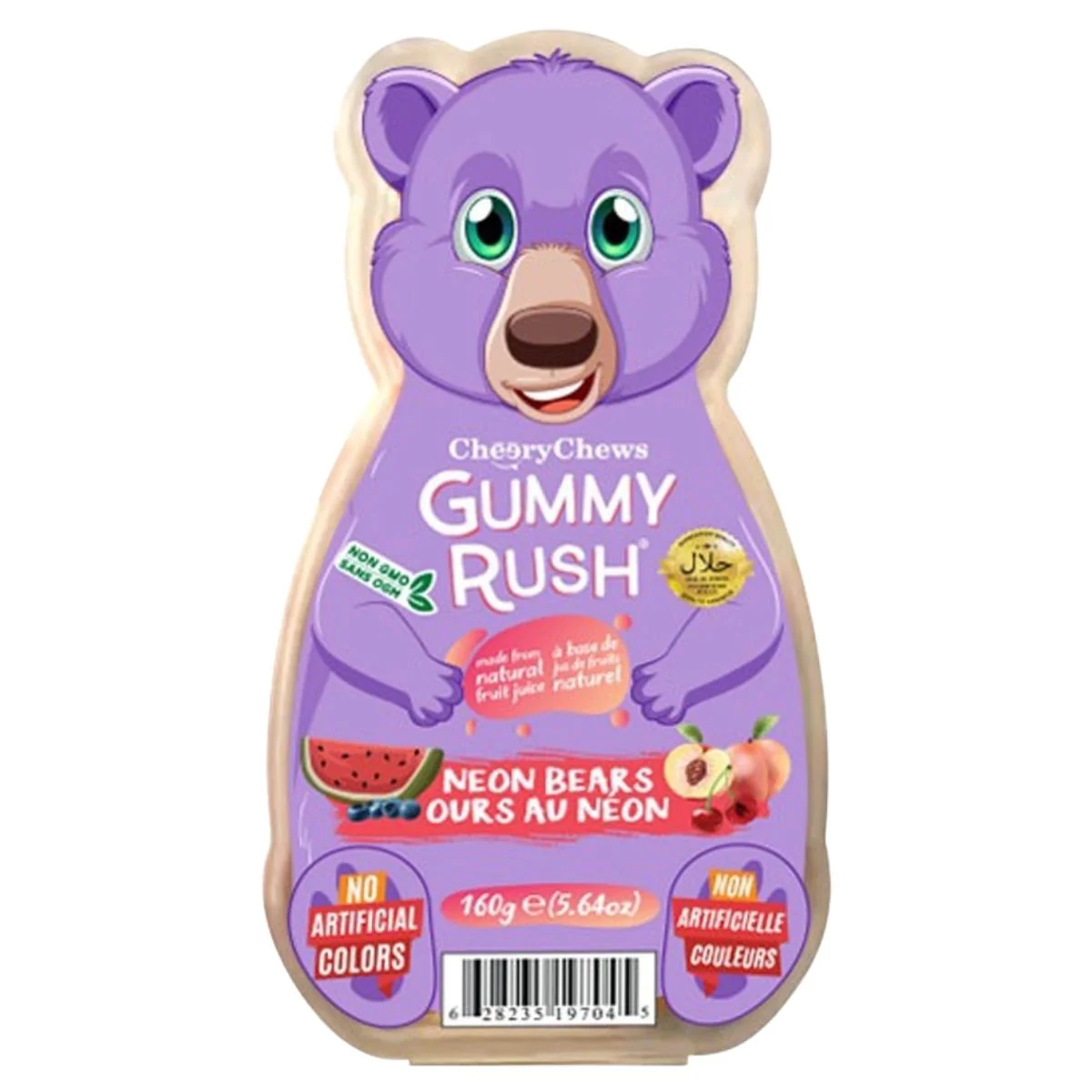 Gummy Rush - Neon Bears (Halal) - 150g Bear Tub