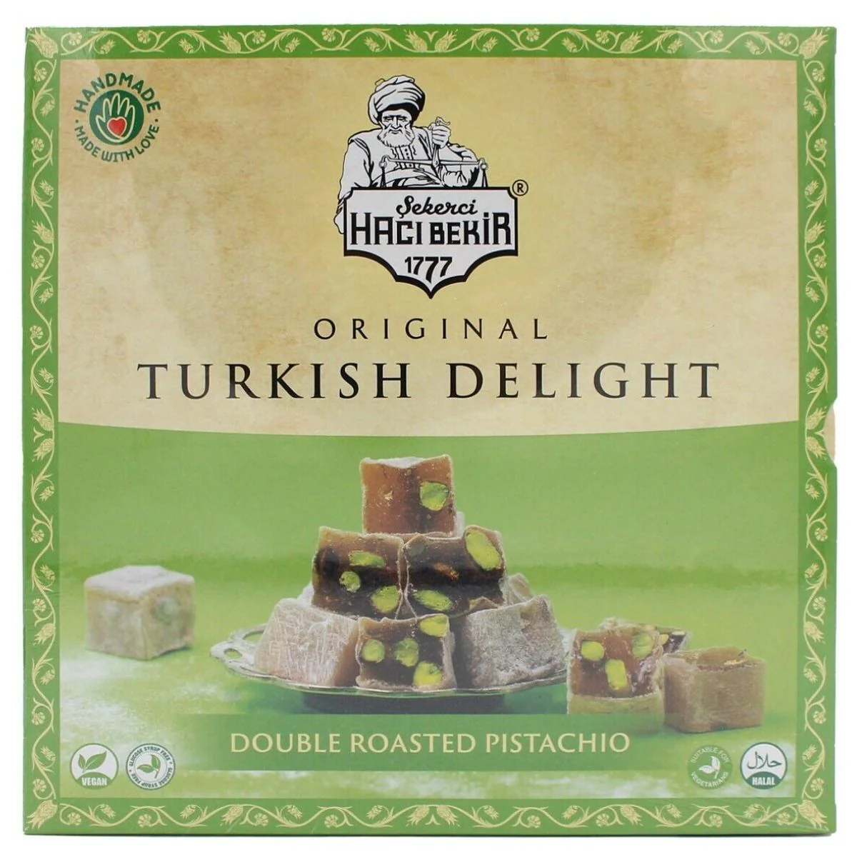 Haci Bekir - Double Roasted Pistachio Turkish Delight - 320g
