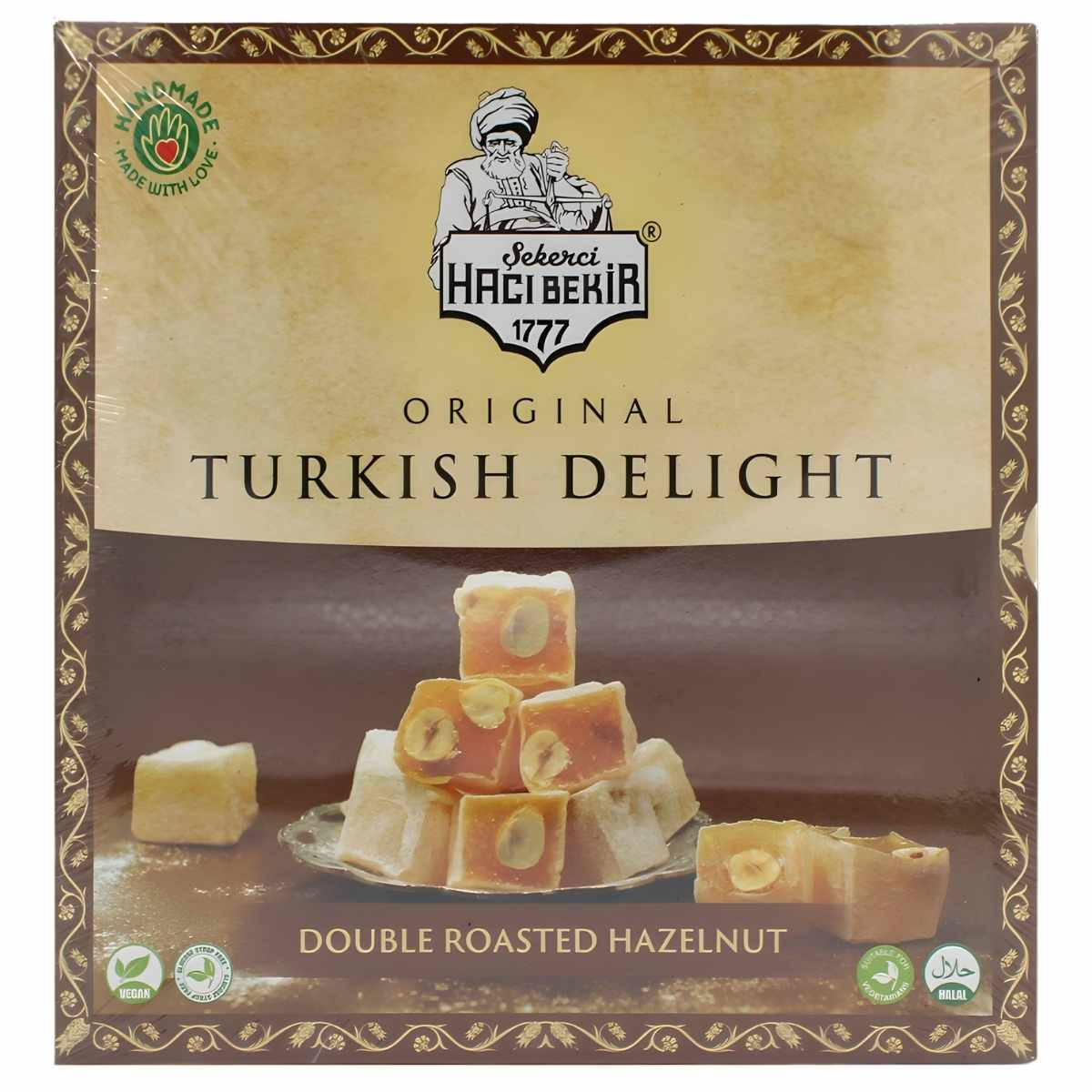 Haci Bekir - Original Double Roasted Hazelnut Turkish Delight - 320g