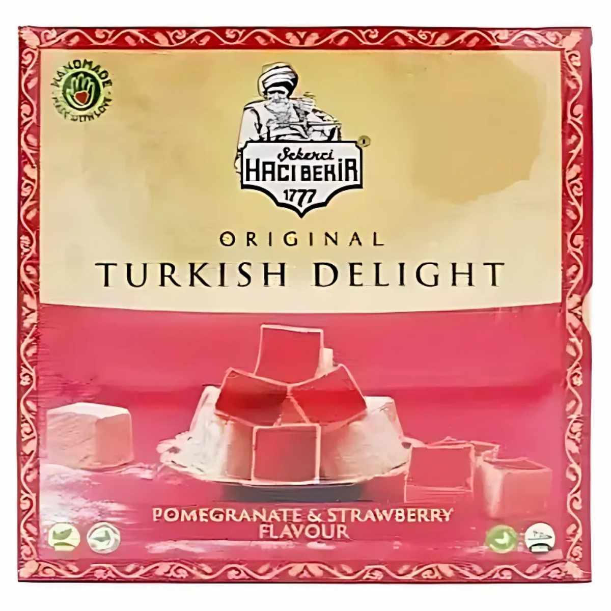 Haci Bekir - Pomegranate & Strawberry Turkish Delight - 320g