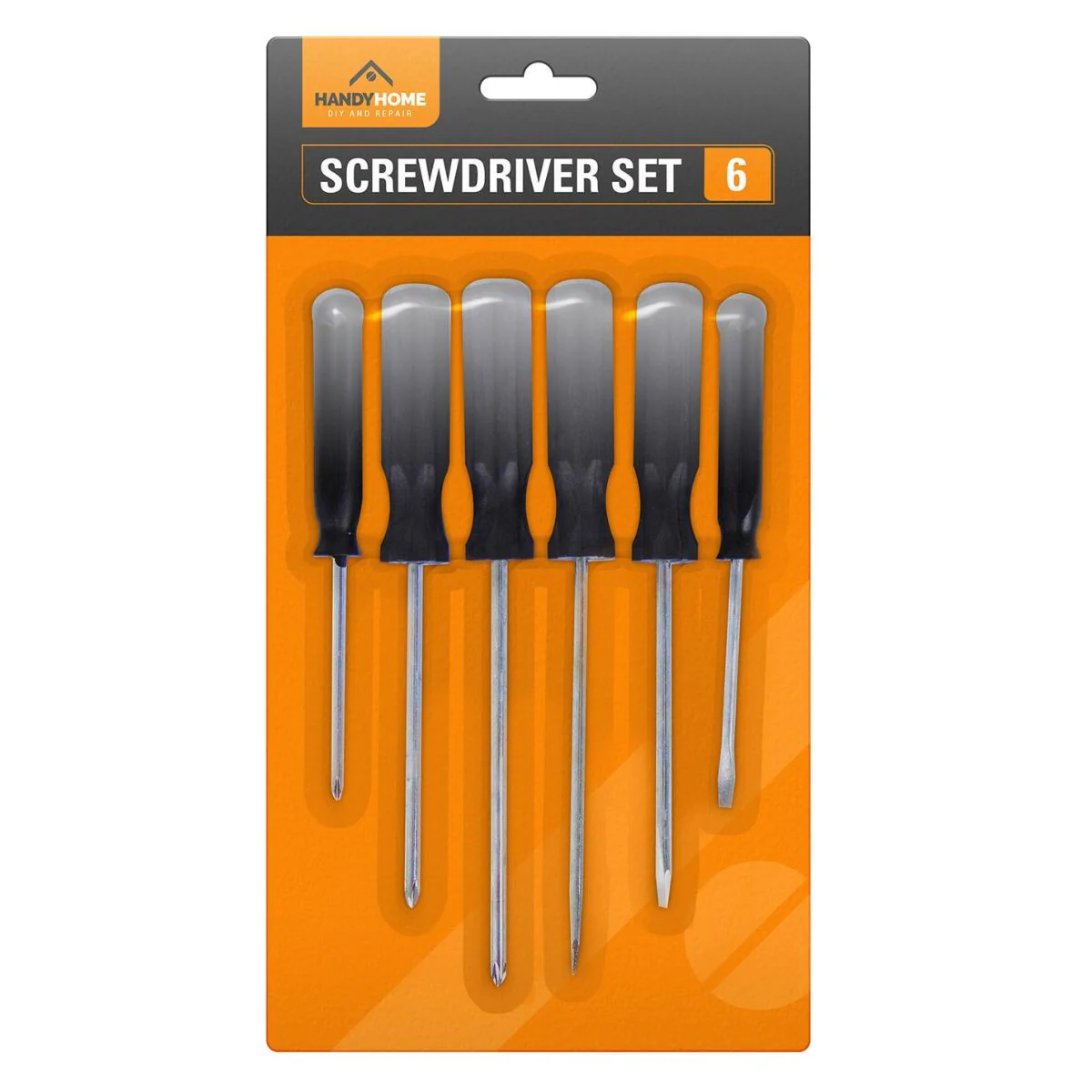 Handy Home - Assorted Flat and Phillips Screwdrivers - 6pcs