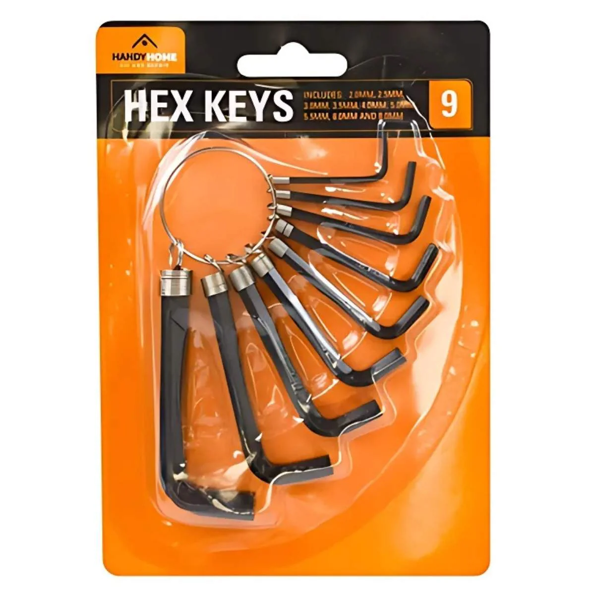 Handy Home - Hex Keys - 9 Pack