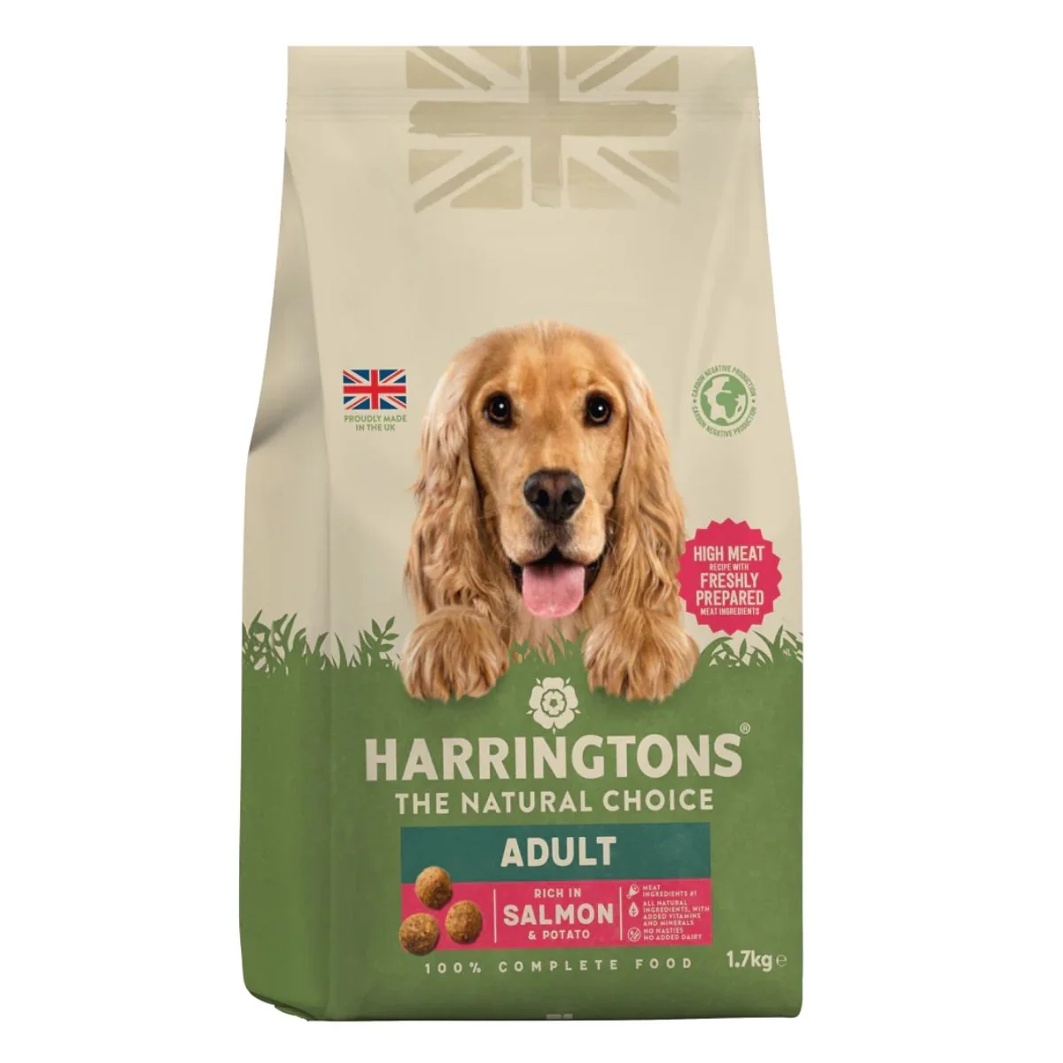 Harringtons - Adult Rich In Salmon & Potato Dog Food - 1.7kg