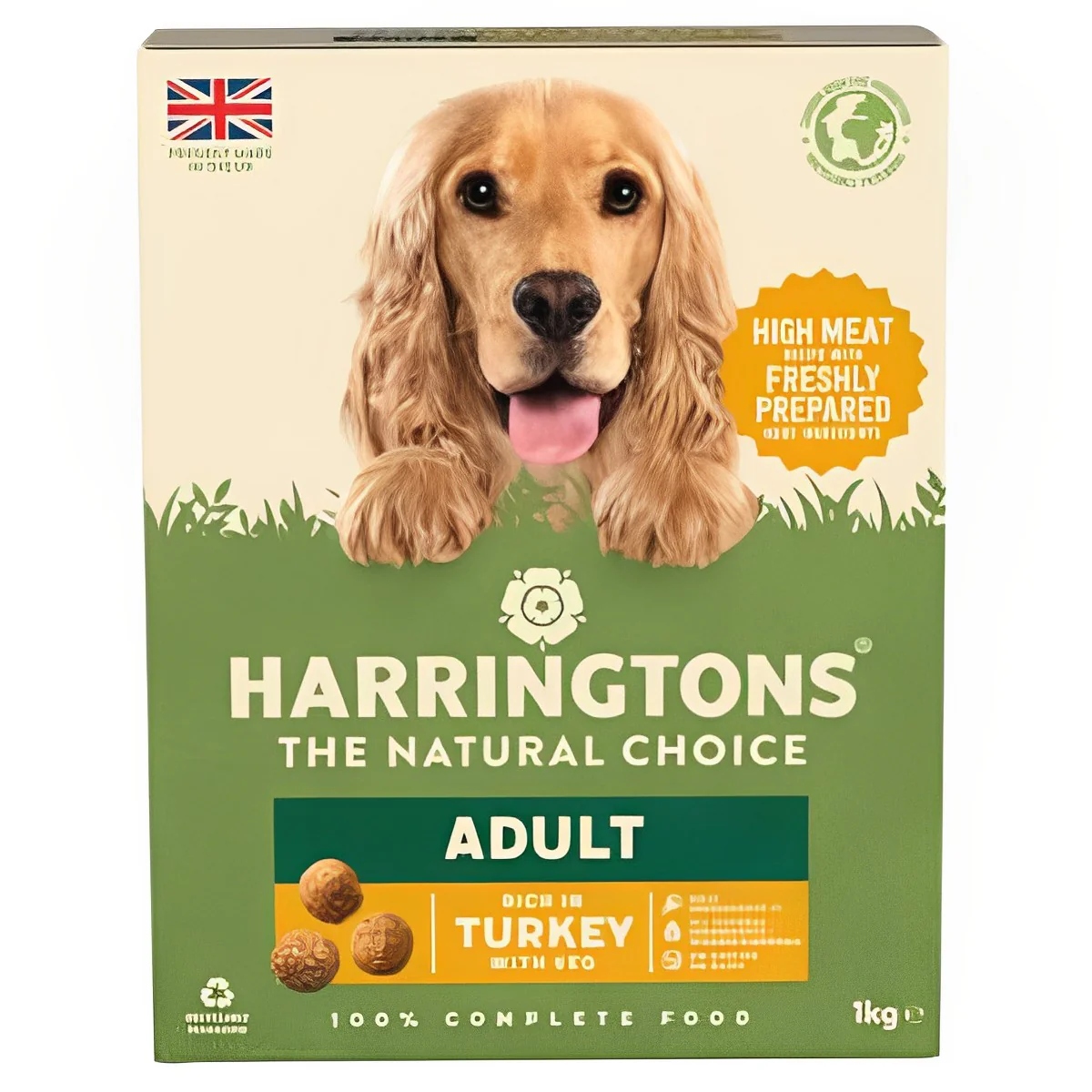 Harringtons - Rich in Turkey with Veg Dry Adult Dog Food - 1kg
