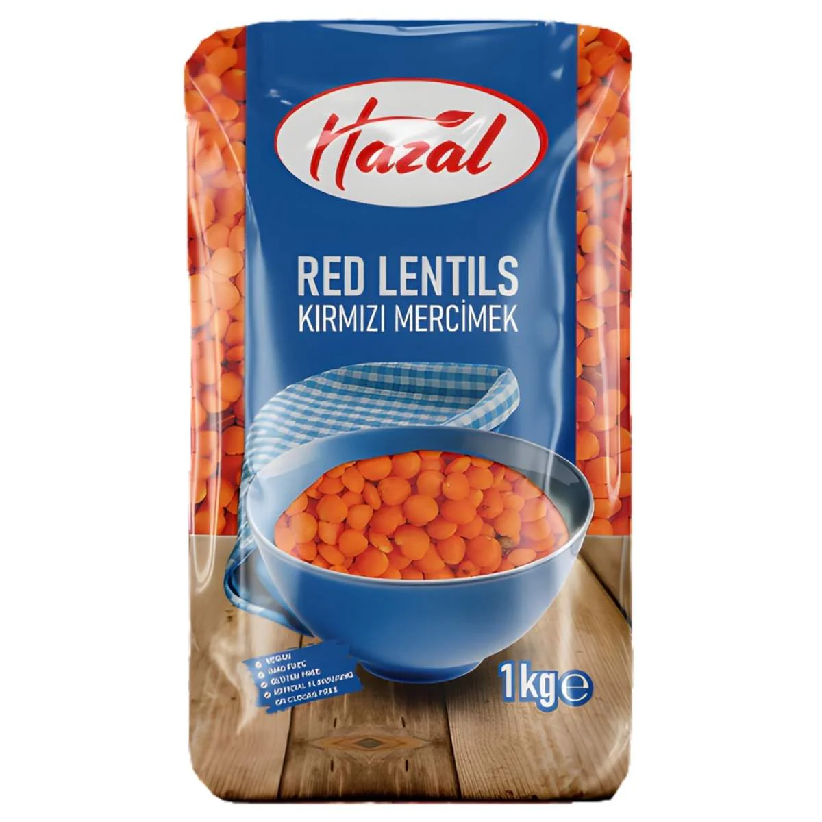 Hazal - Red Lentils - 1Kg