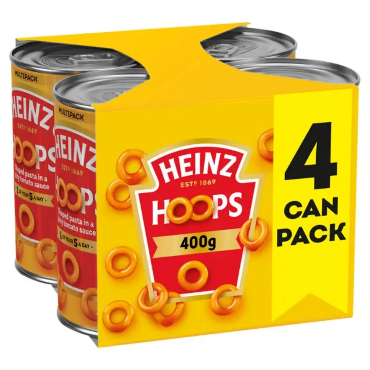 Heinz - Spaghetti Hoops in Tomato Sauce - 4 x 400g