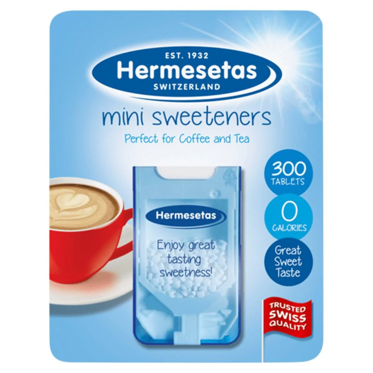 Hermesetas - Mini Sweeteners 300 Tablets - 3.6g