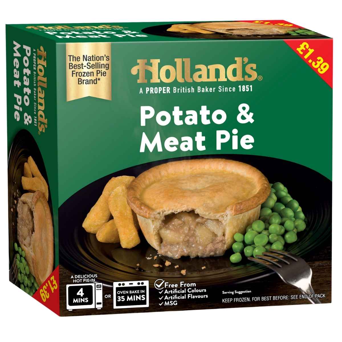 Holland's - Potato & Meat Pie - 190g
