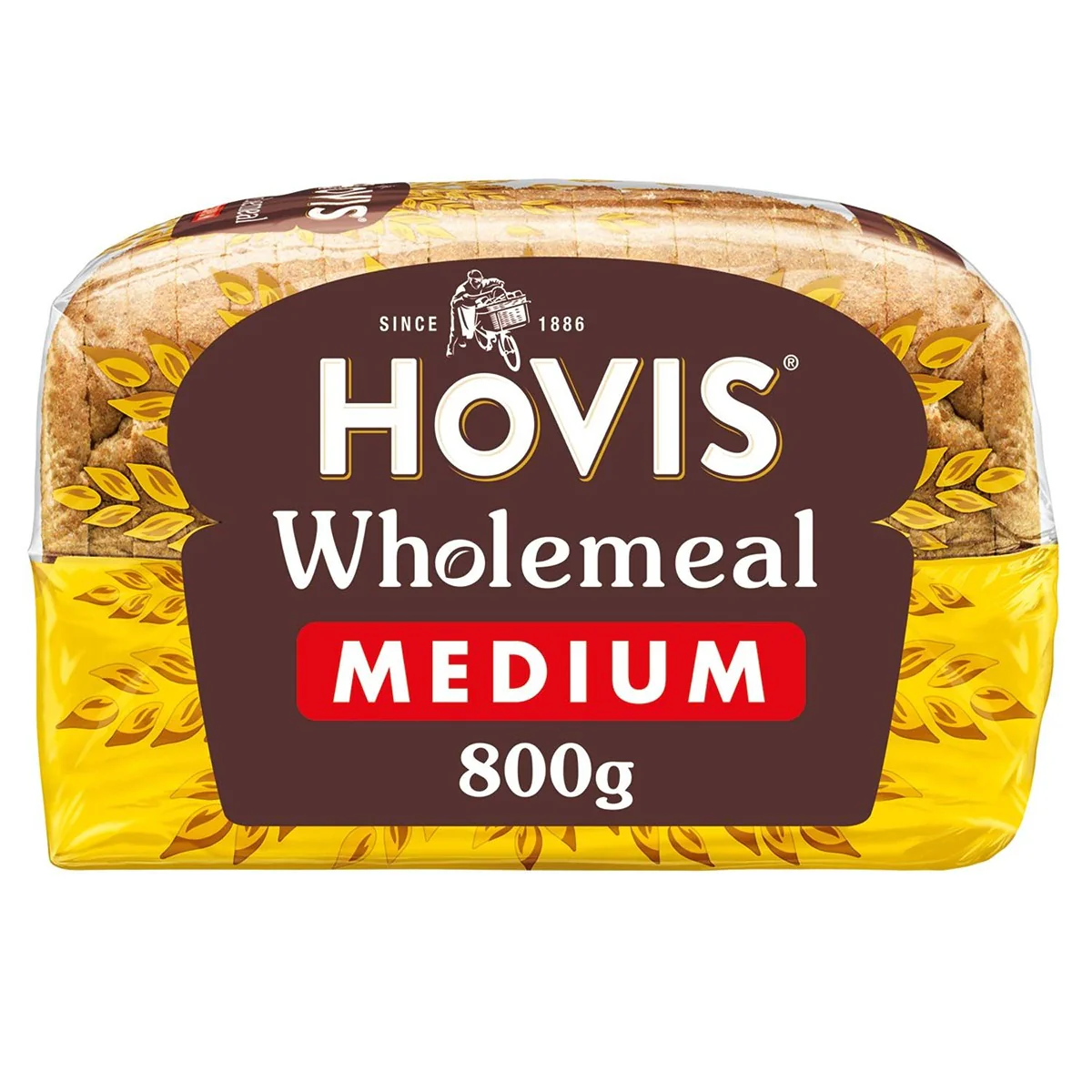 Hovis - Wholemeal Medium Bread - 800g