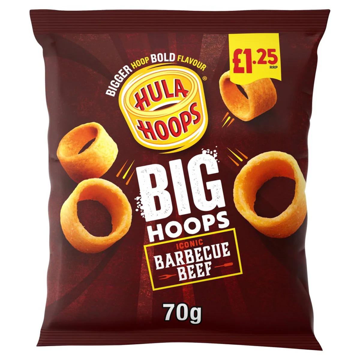 Hula Hoops - Big Hoops Barbecue Beef - 70g