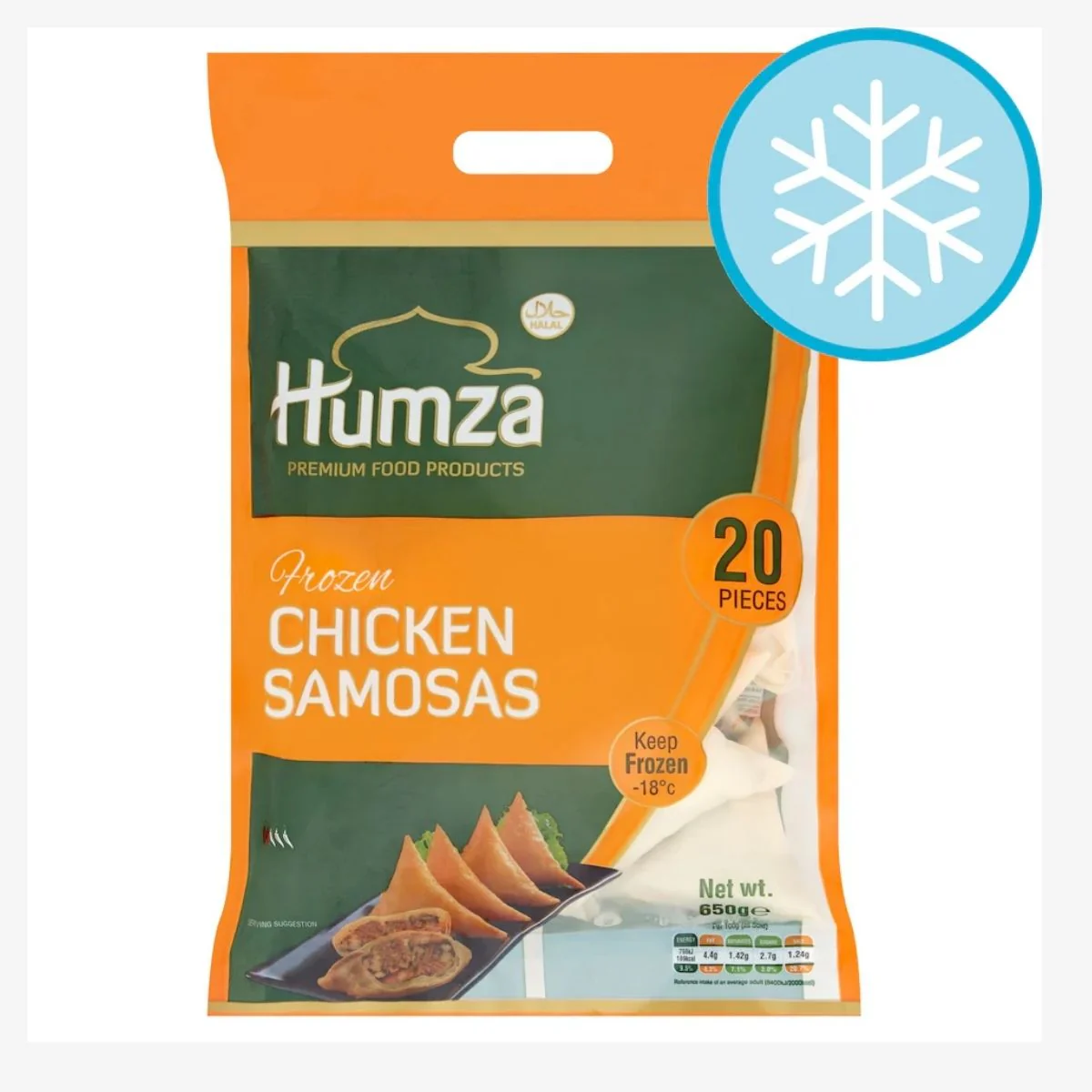 Humza - Chicken Samosas - 650g
