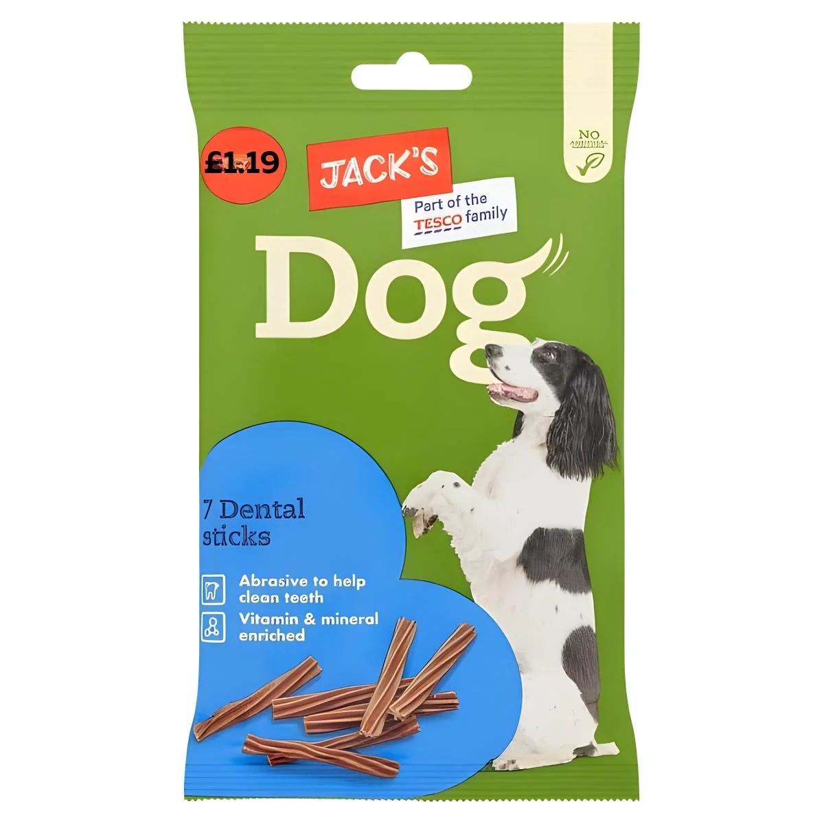 Jack's - 7 Dog Dental Sticks - 180g
