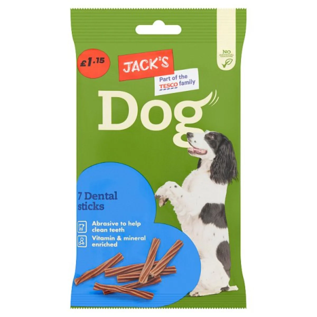 Jacks - Dog 7 Dental Sticks - 180g