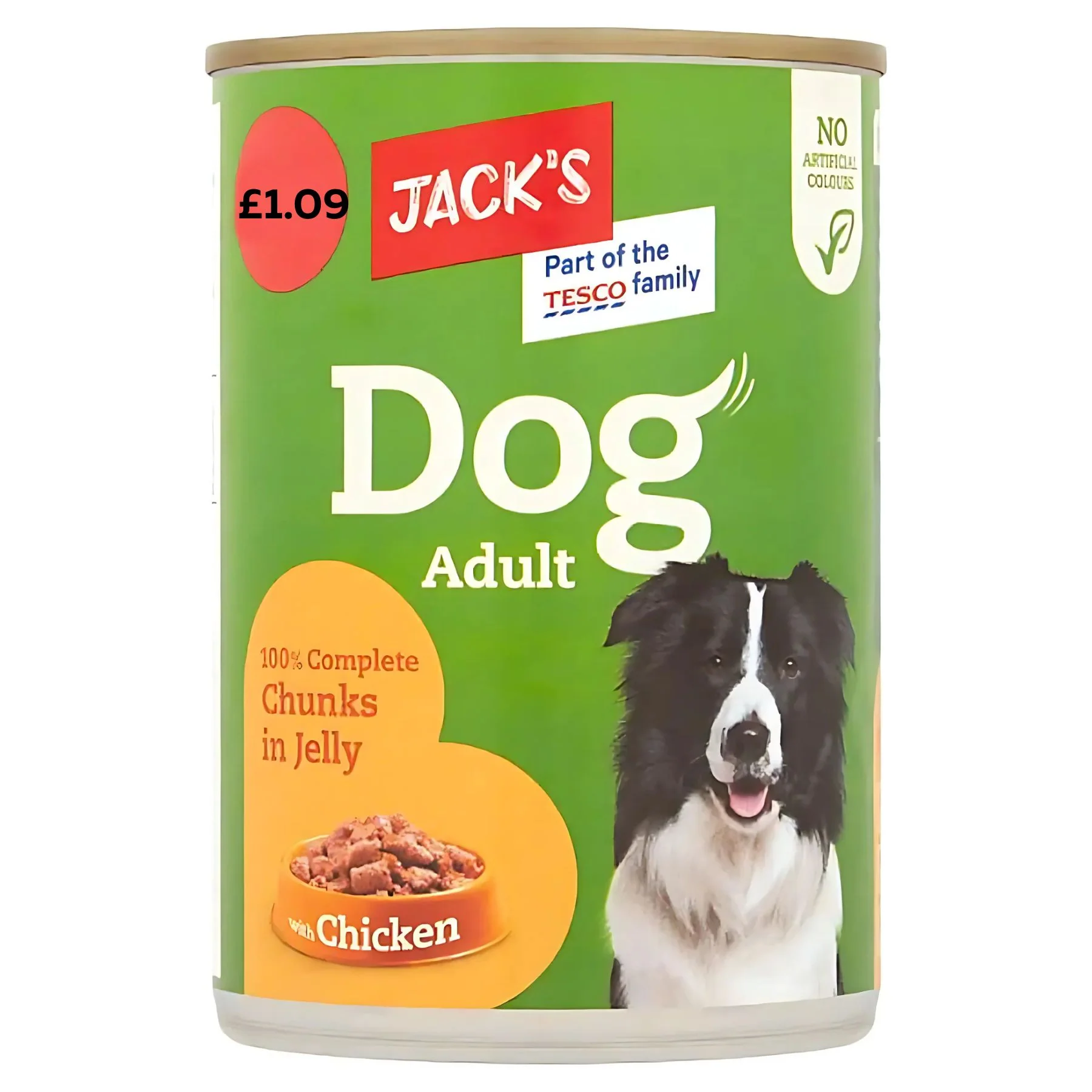 Jack's - Dog Adult 100% Complete Chunks in Jelly with Chicken - 415g