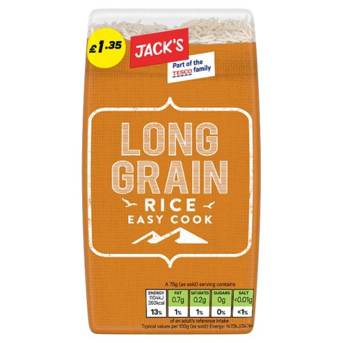 Jack's - Long Grain Rice - 500g