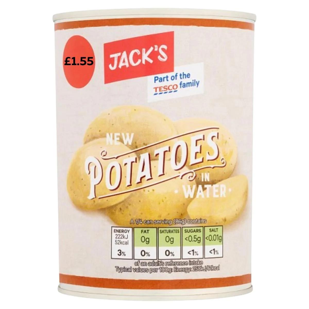 Jacks - New Potatoes in Water - 560g