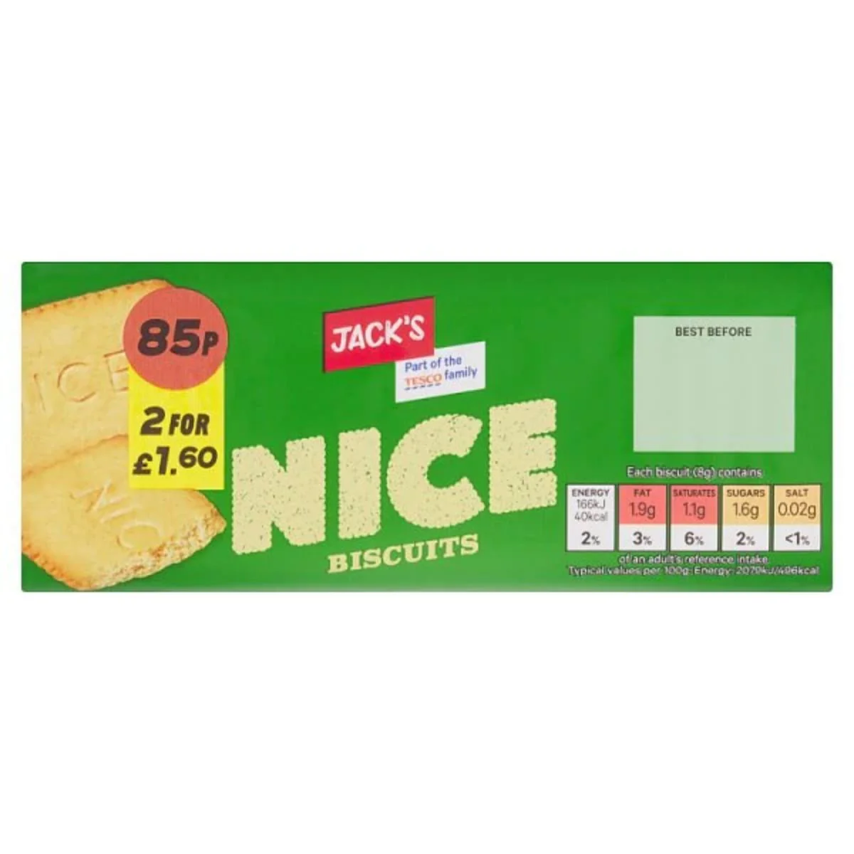 Jack's - Nice Biscuits - 200g