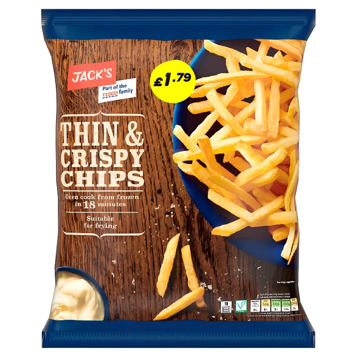Jacks - Thin & Crispy Chips - 750g