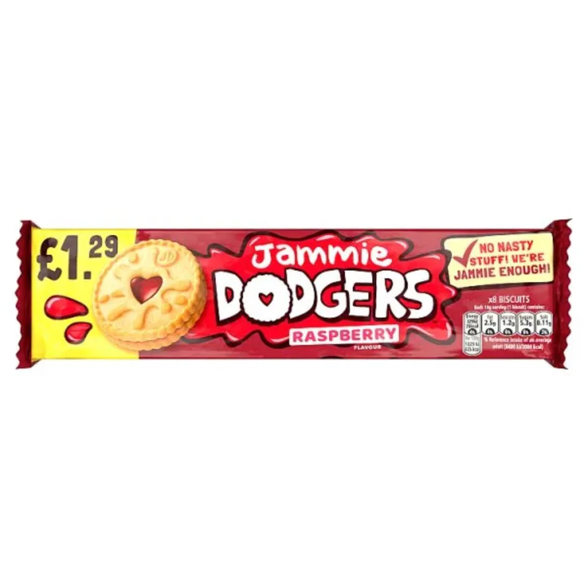 Jammie Dodgers - Raspberry Flavour Biscuit - 140g