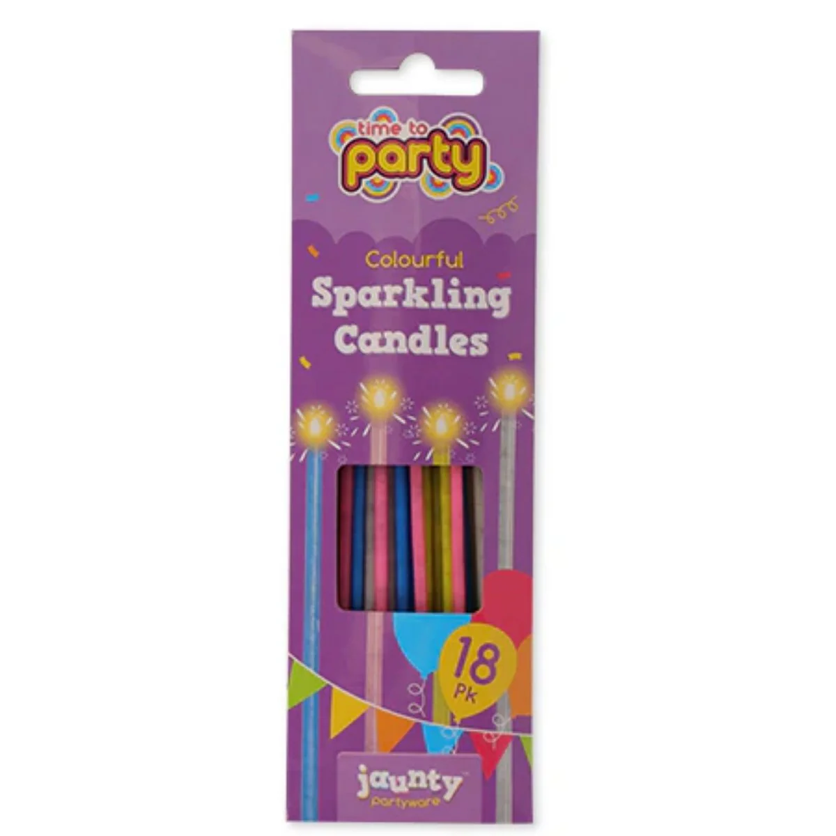 Jaunty  - Sparking Candles - 18 pack