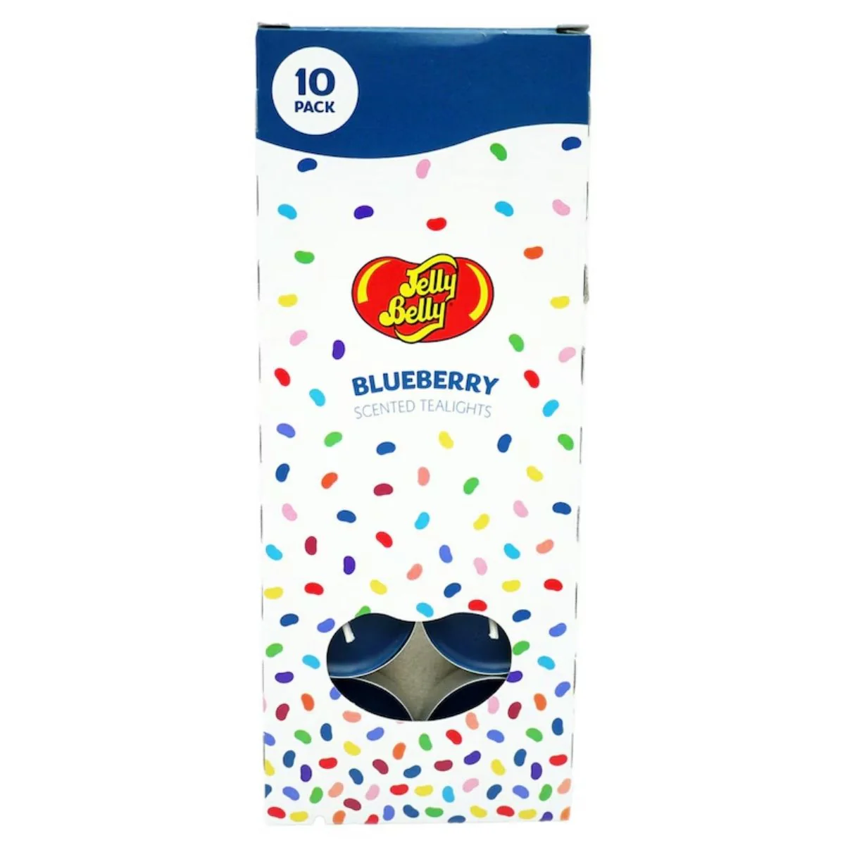 Jelly Belly - Blueberry Scented Tealight Candles - 10 Pack
