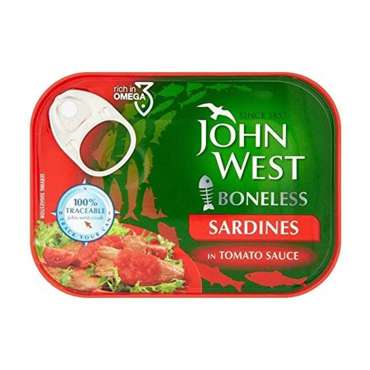 John West - Boneless Sardines in Tomato Sauce - 95g