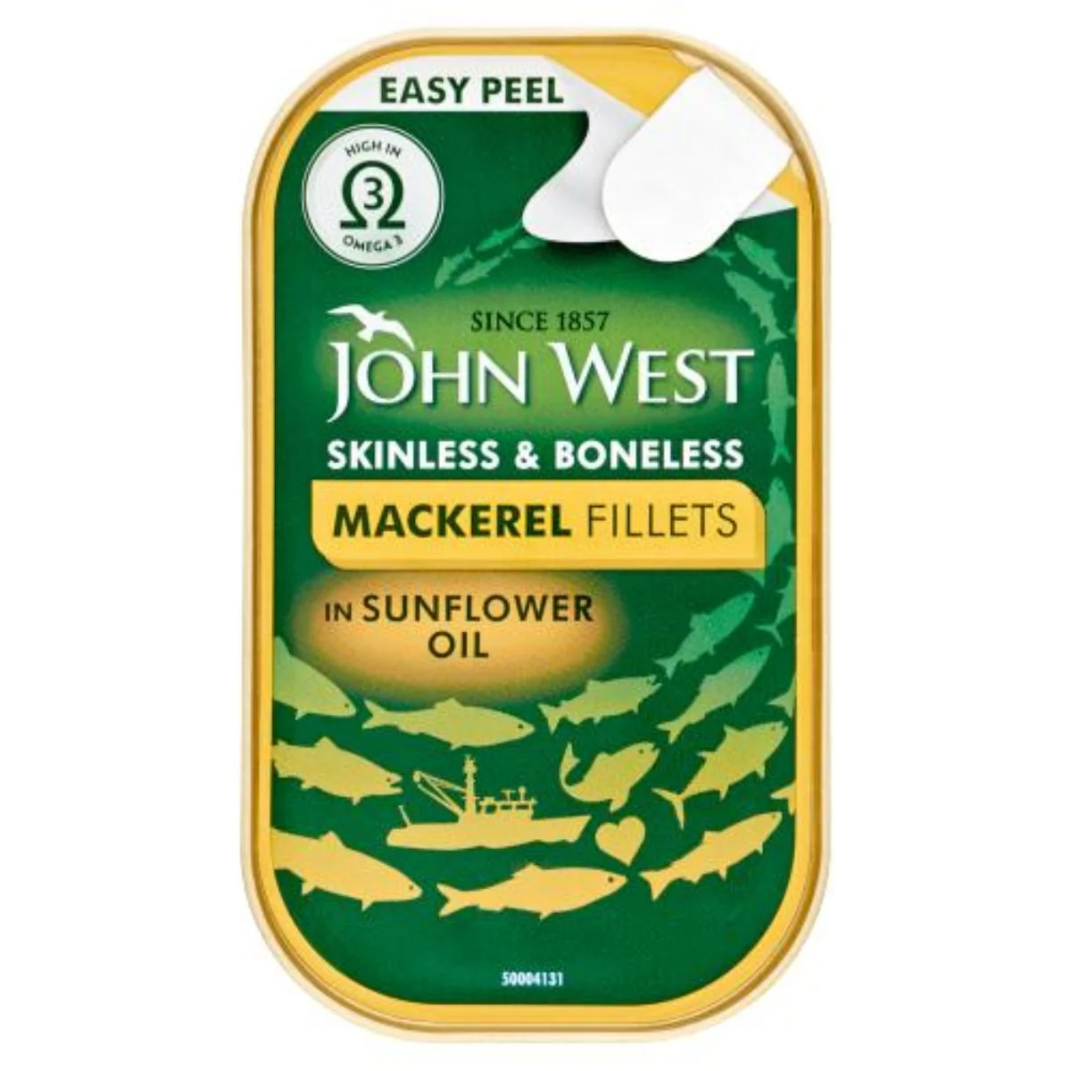John West - Mackerel Fillets in Sunflower Oil - 115g