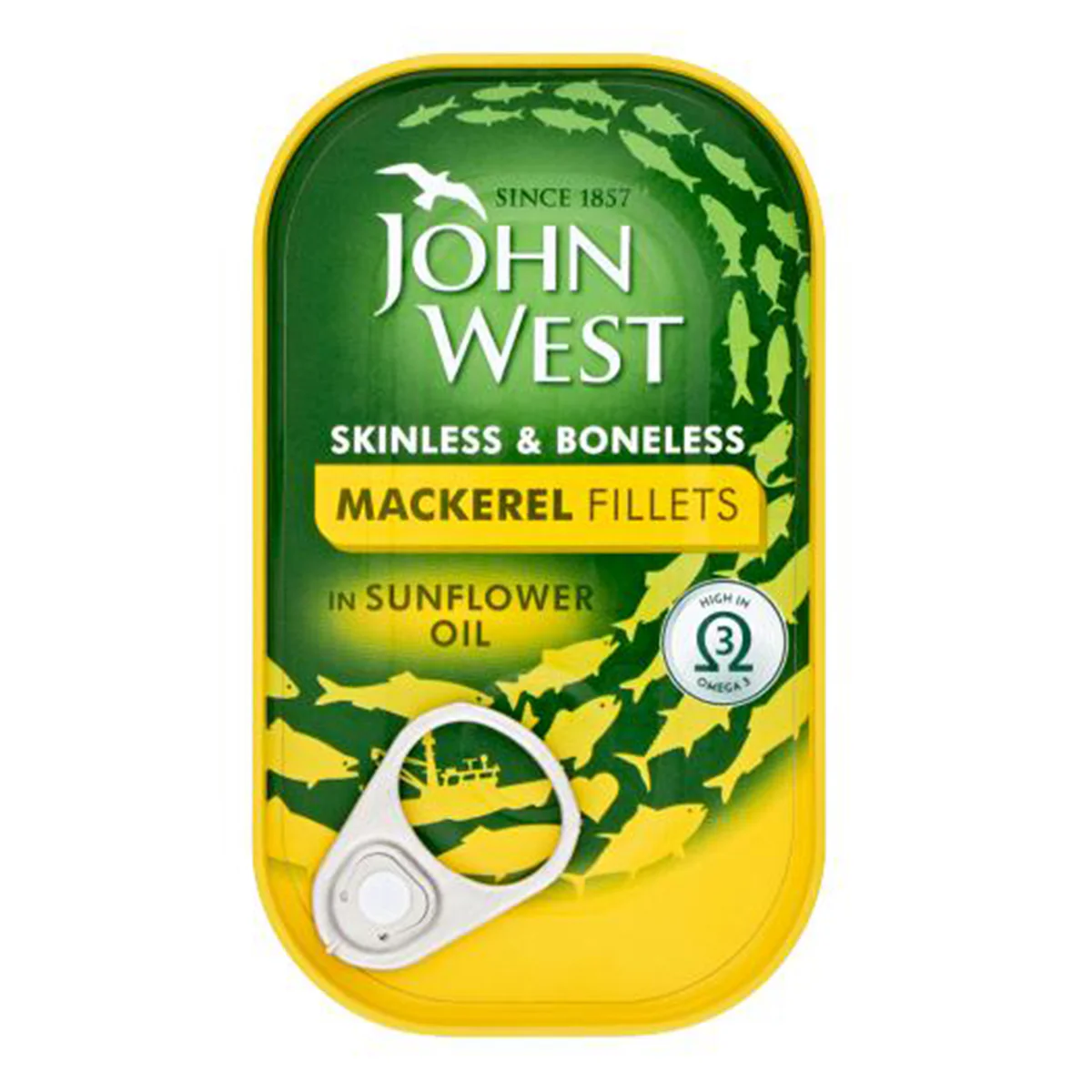 John West - Mackerel Fillets in Sunflower Oil - 125g
