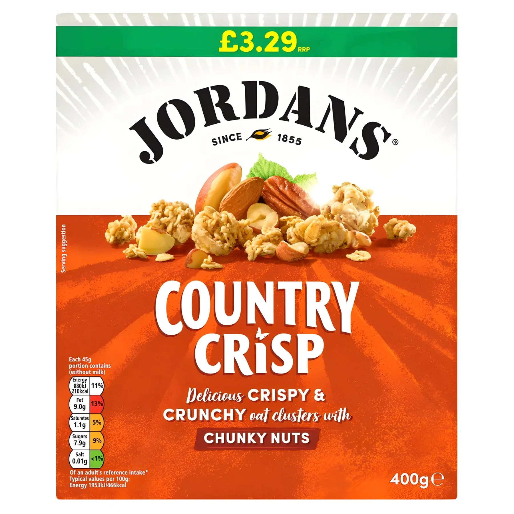 Jordans - Country Crisp Cereal Oat Clusters with Chunky Nuts - 400g