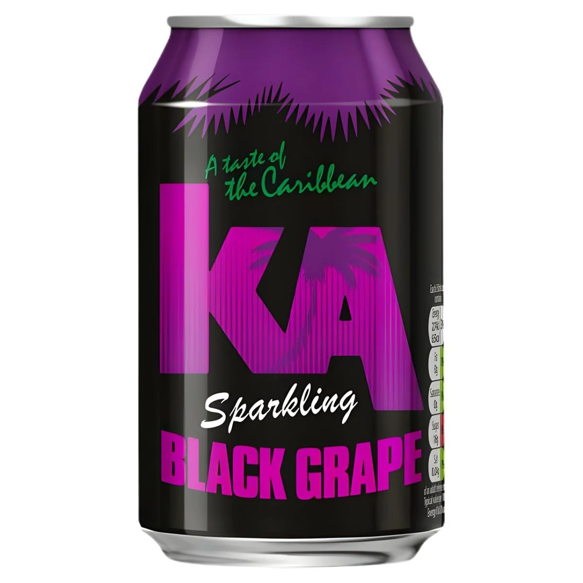 KA - Sparkling Black Grape Soft Drink - 330ml