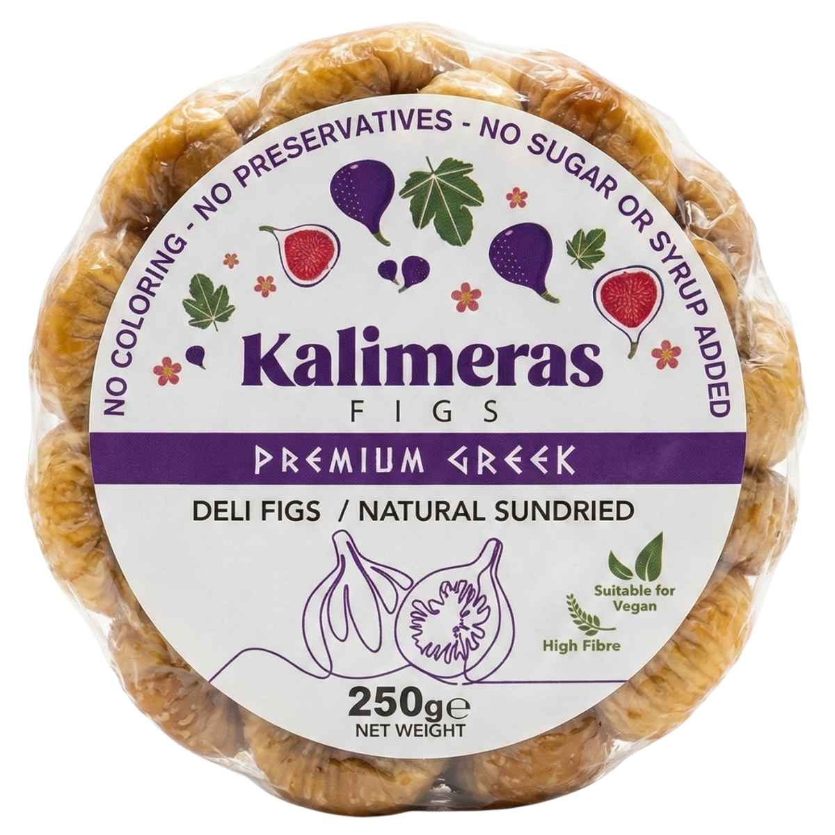 Kalimeras - Natural Sundried Figs - 250g