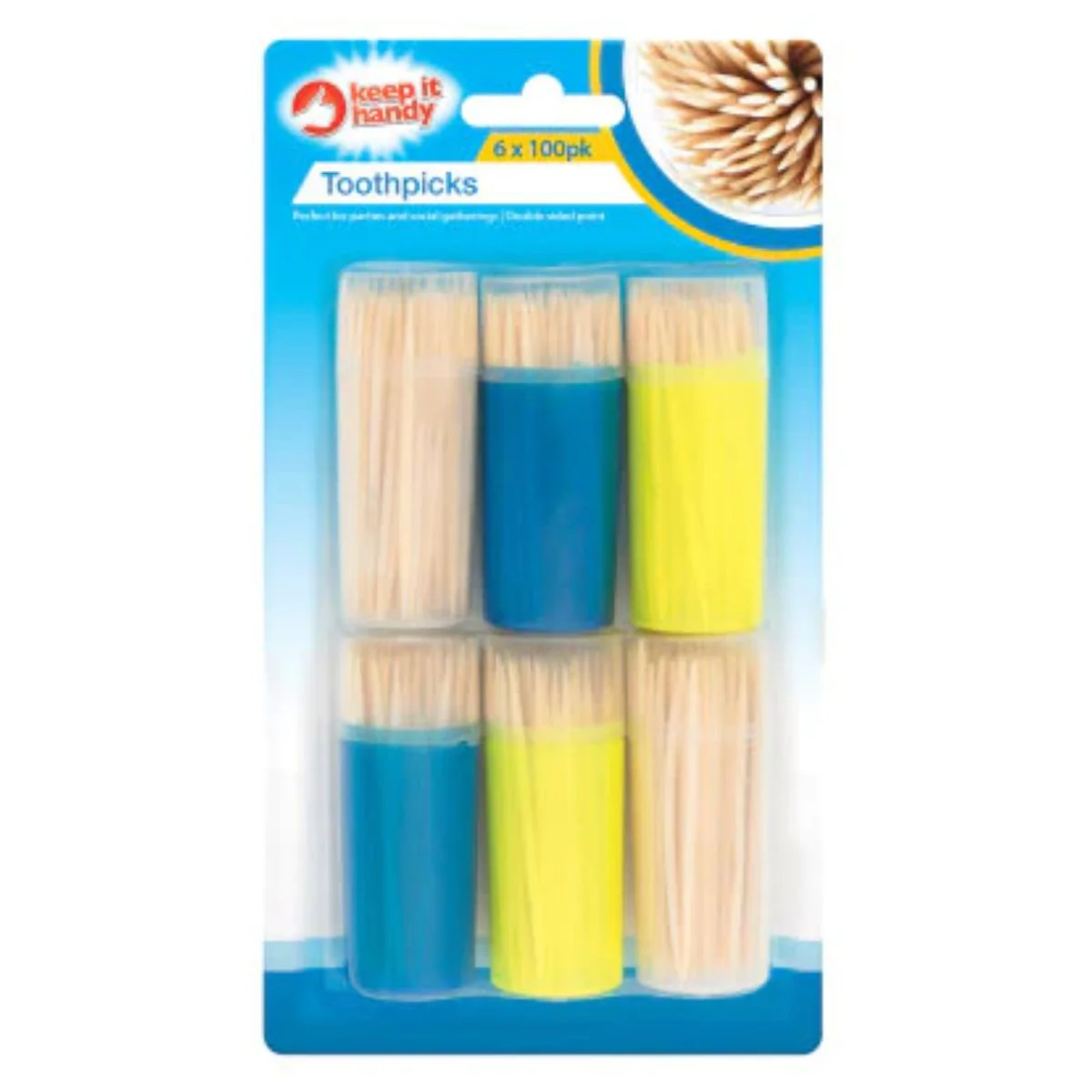 Keep It Handy - Toothpicks in Holder - 6pcs