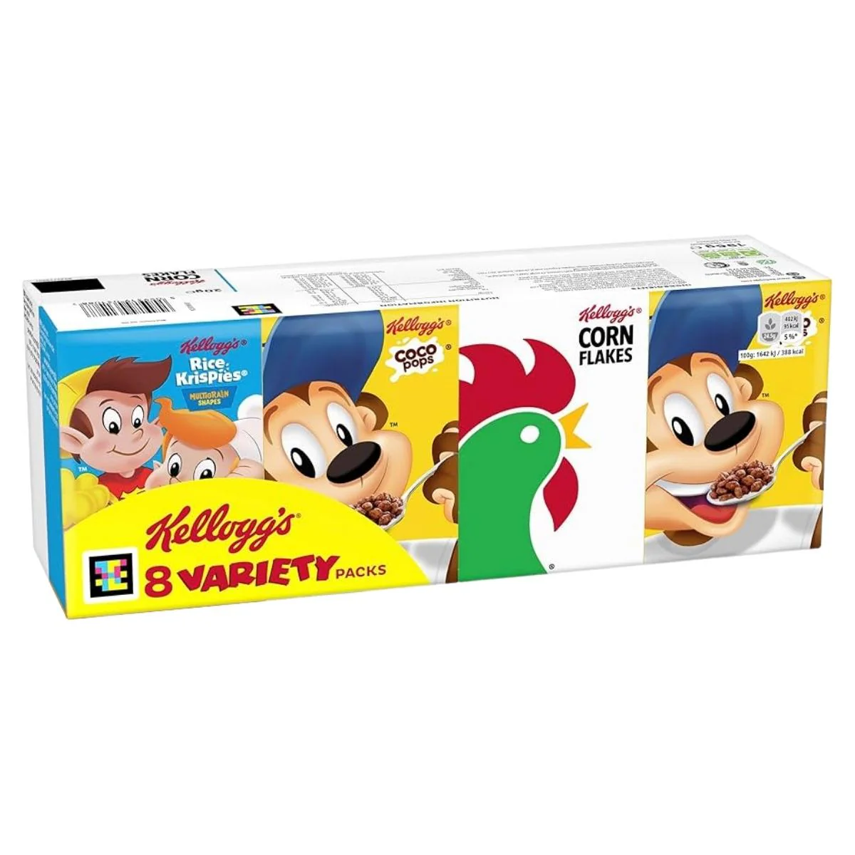 Kellogg's - 8 Pack Variety Breakfast Cereal - 196g