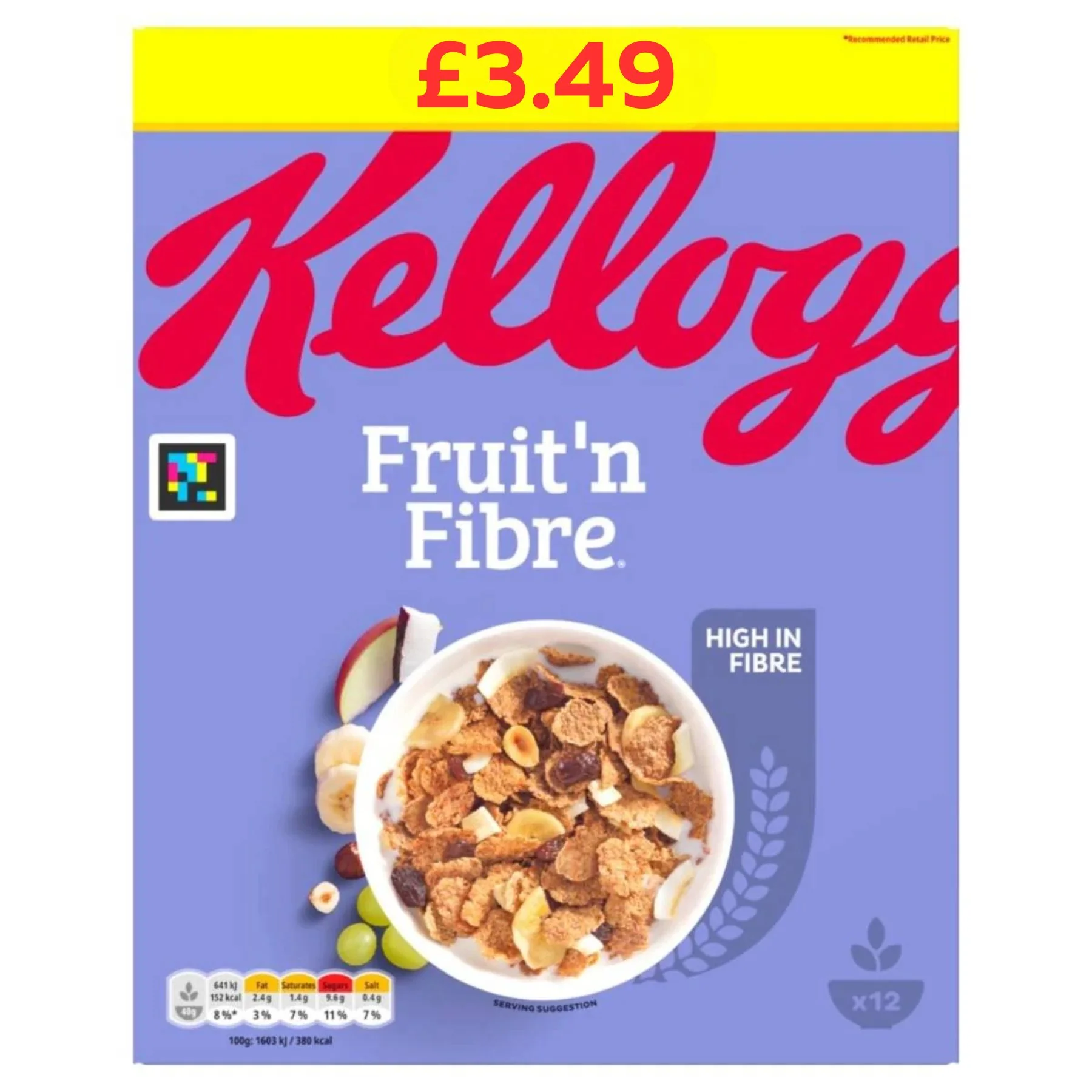 Kellogg's - Fruit 'n Fibre Cereal - 500g