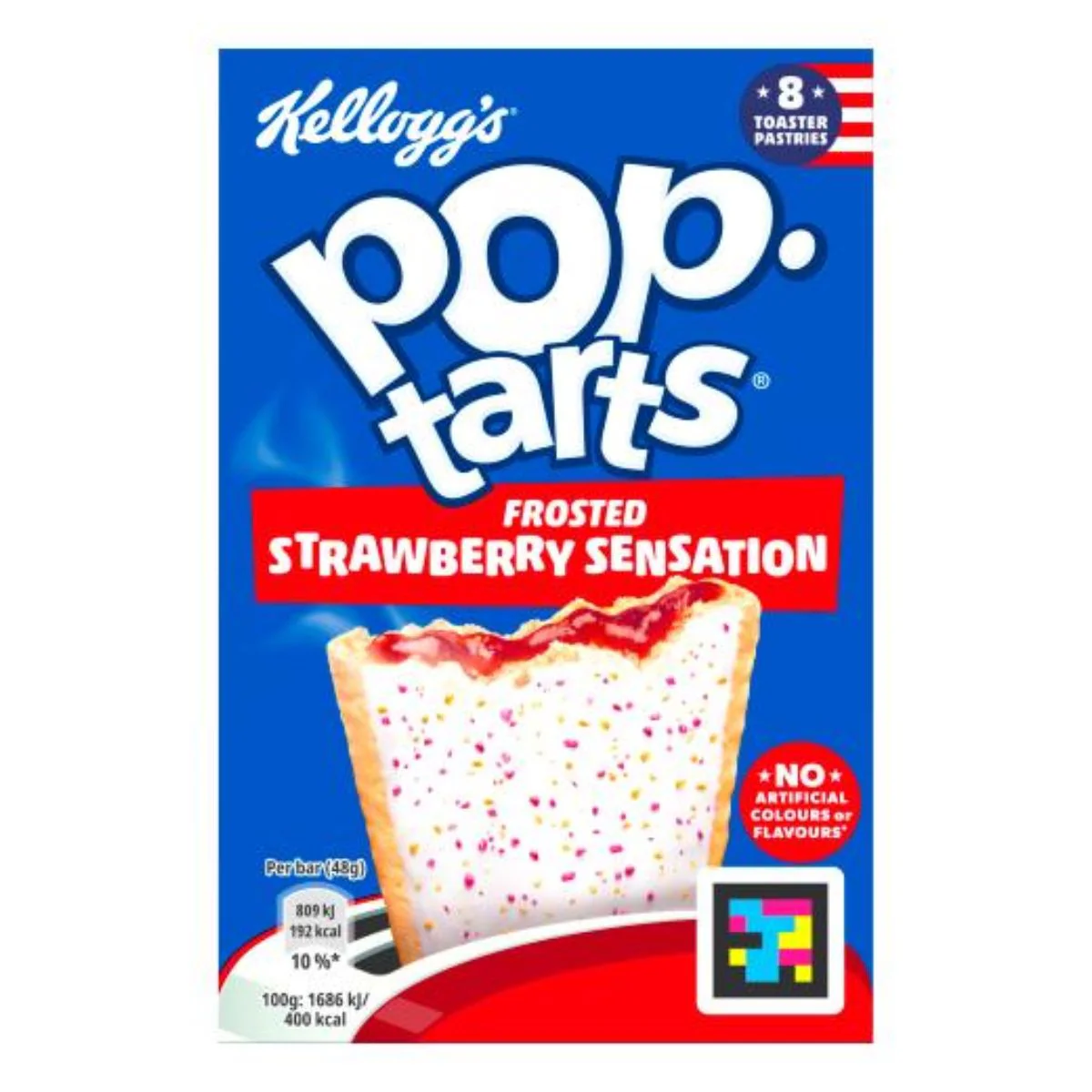 Kellogg's - Pop Tarts Frosted Strawberry Sensation - 8 × 48g