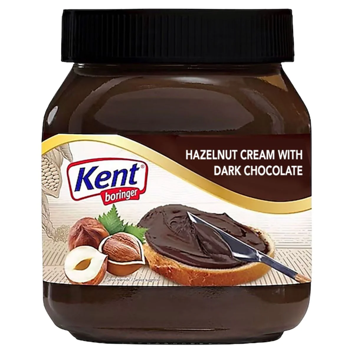 Kent Boringer - Hazelnut Cream With Dark Chocolate - 350g