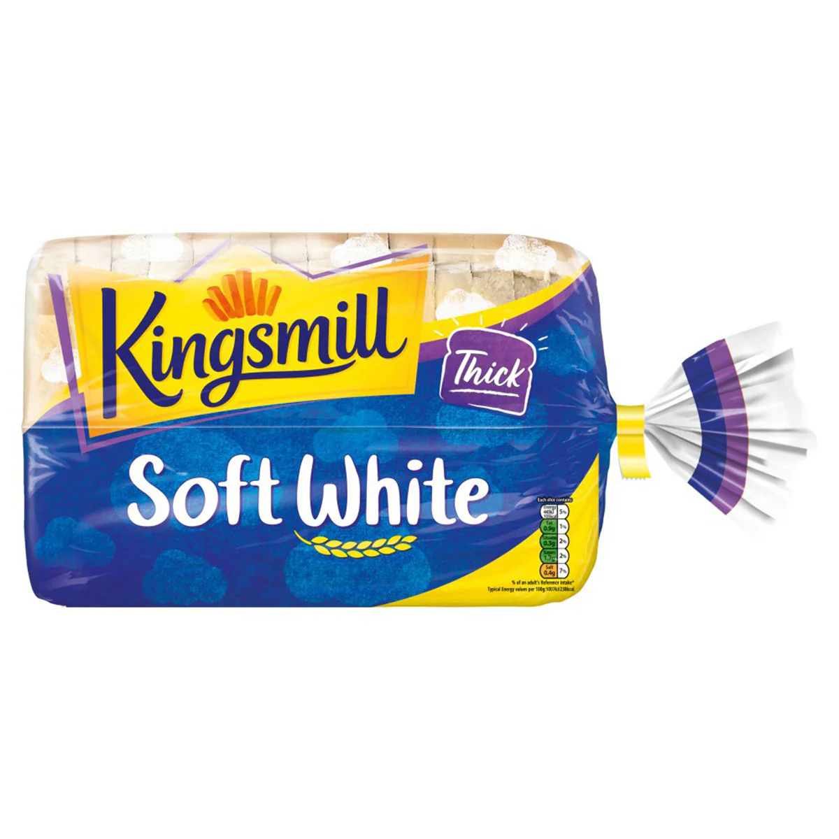 Kingsmill - Soft White Bread Thick - 800g
