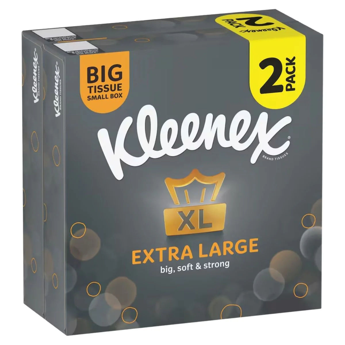 Kleenex - Extra Large Tissues - 2 Small Box Pack
