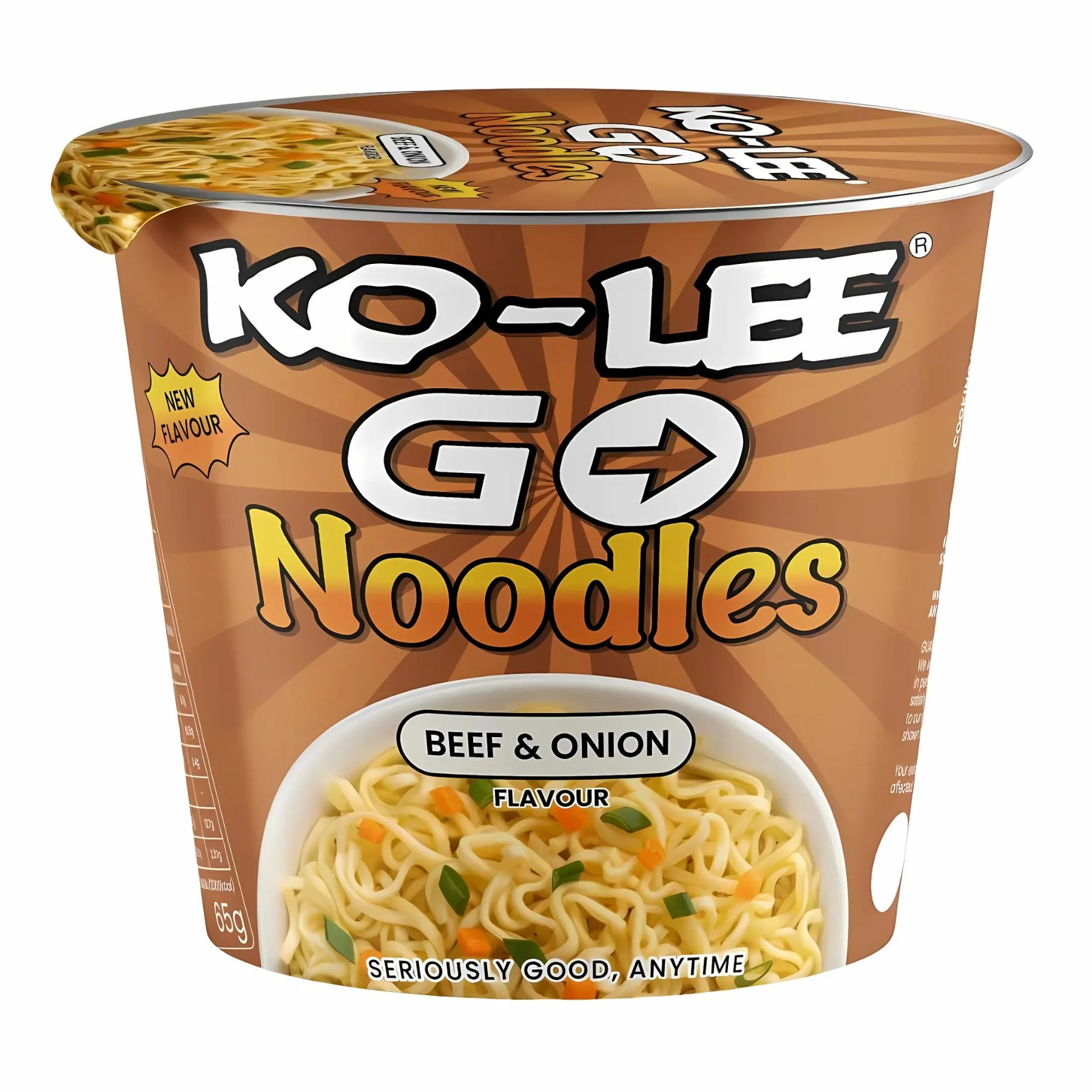 Ko-Lee Go Noodles - Beef & Onion Flavour - 65g
