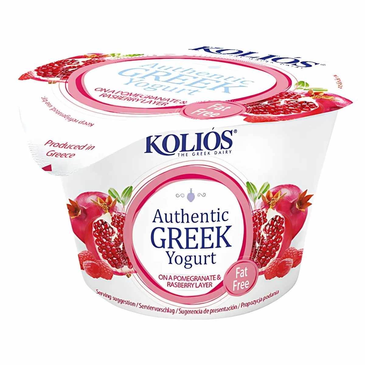 Kolios - Authentic Pomegranate & Raspberry Greek Yoghurt - 150g