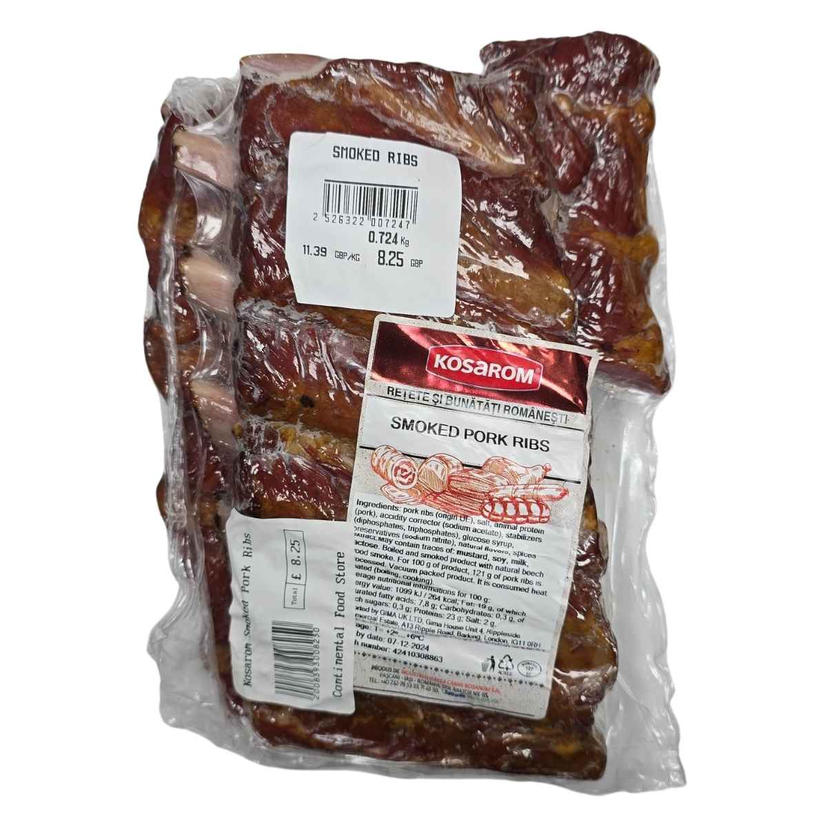 Kosarom - Smoked Pork Ribs - 700g (varies)