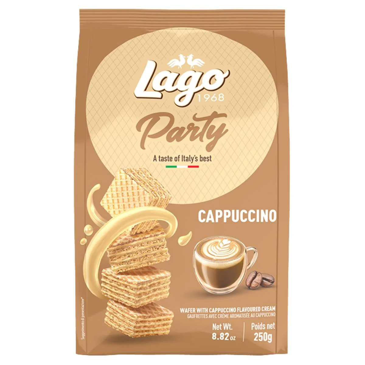 Lago - Cappuccino Wafers - 250g