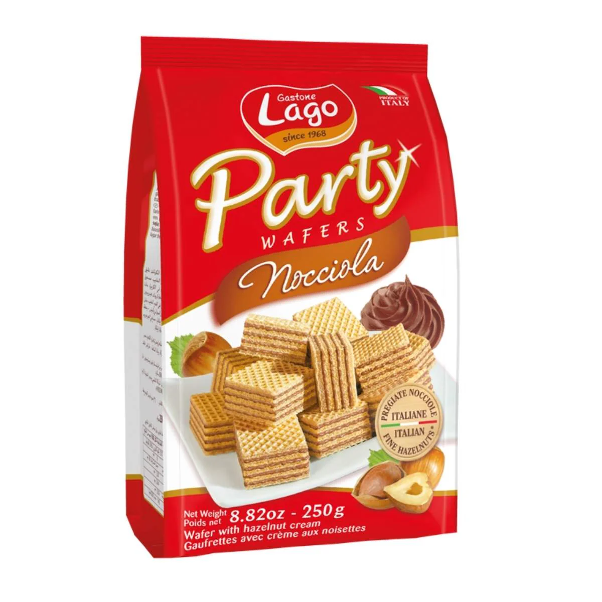 Lago - Hazelnut Cream Wafers - 250g