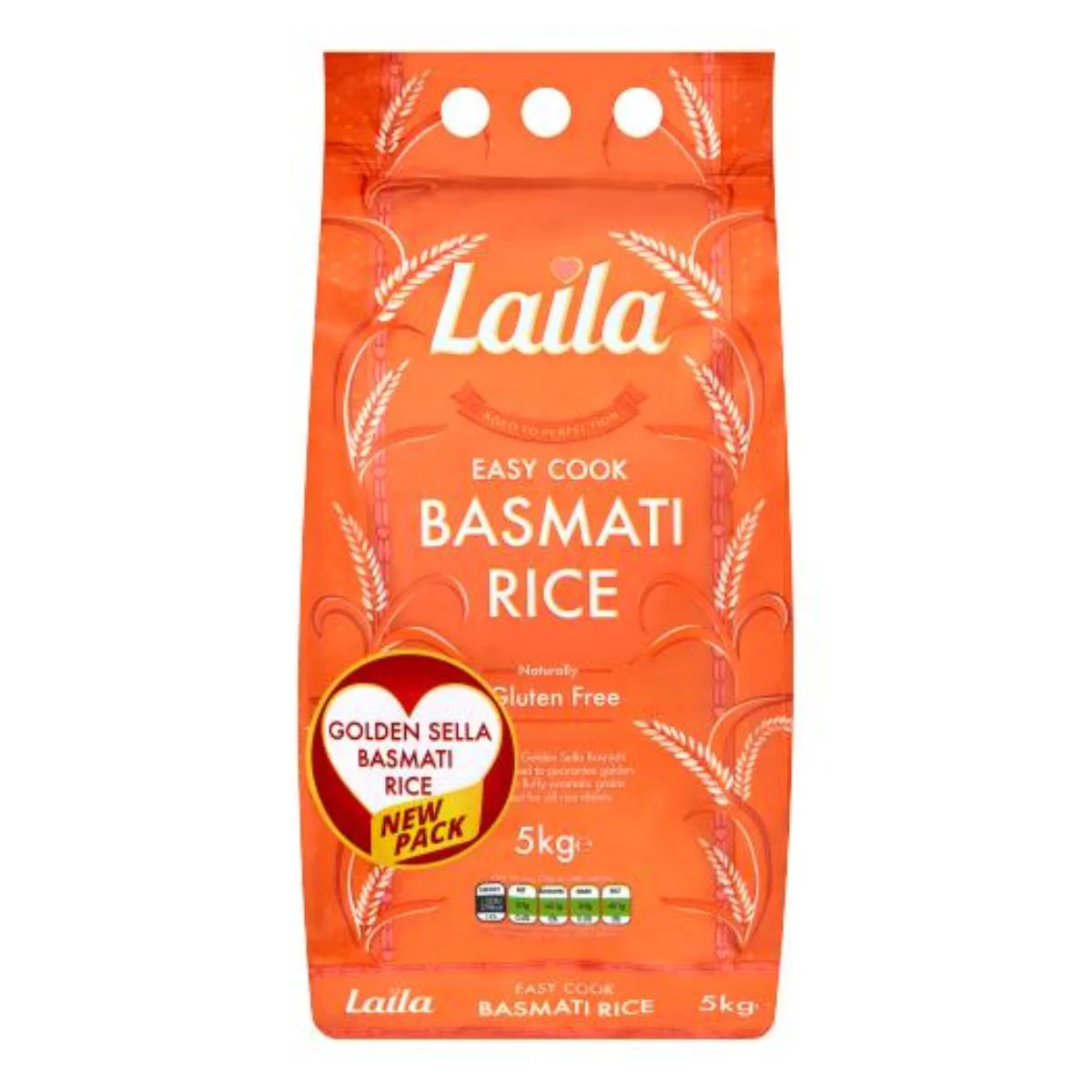 Laila - Golden Sella Basmati Rice - 5kg