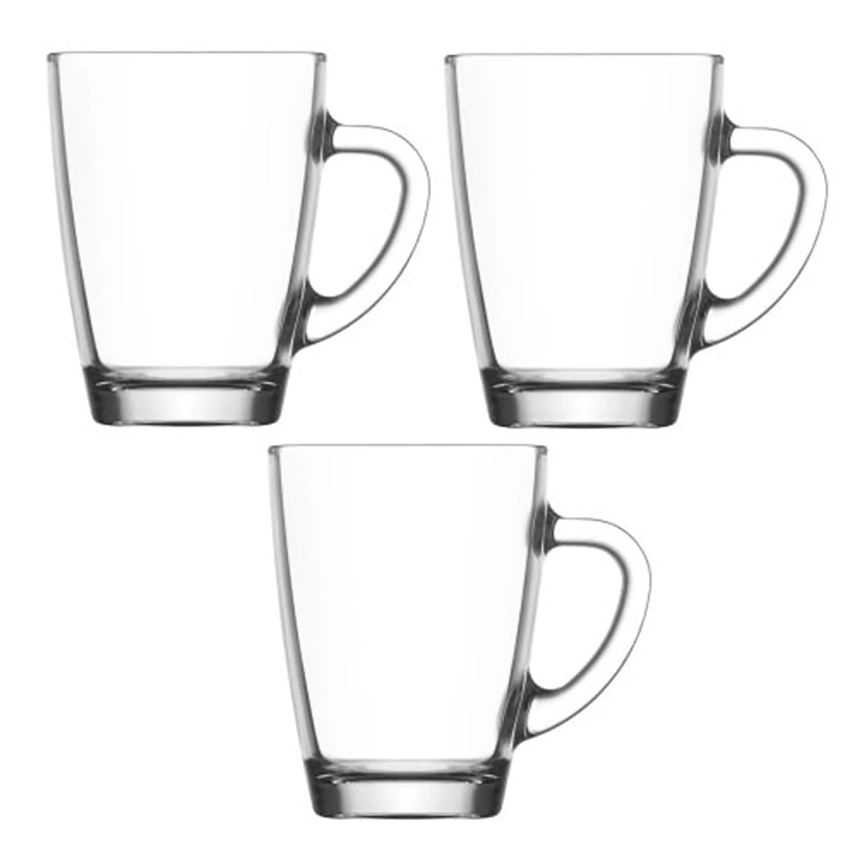 Lav - Tea Cups - 3 Glass