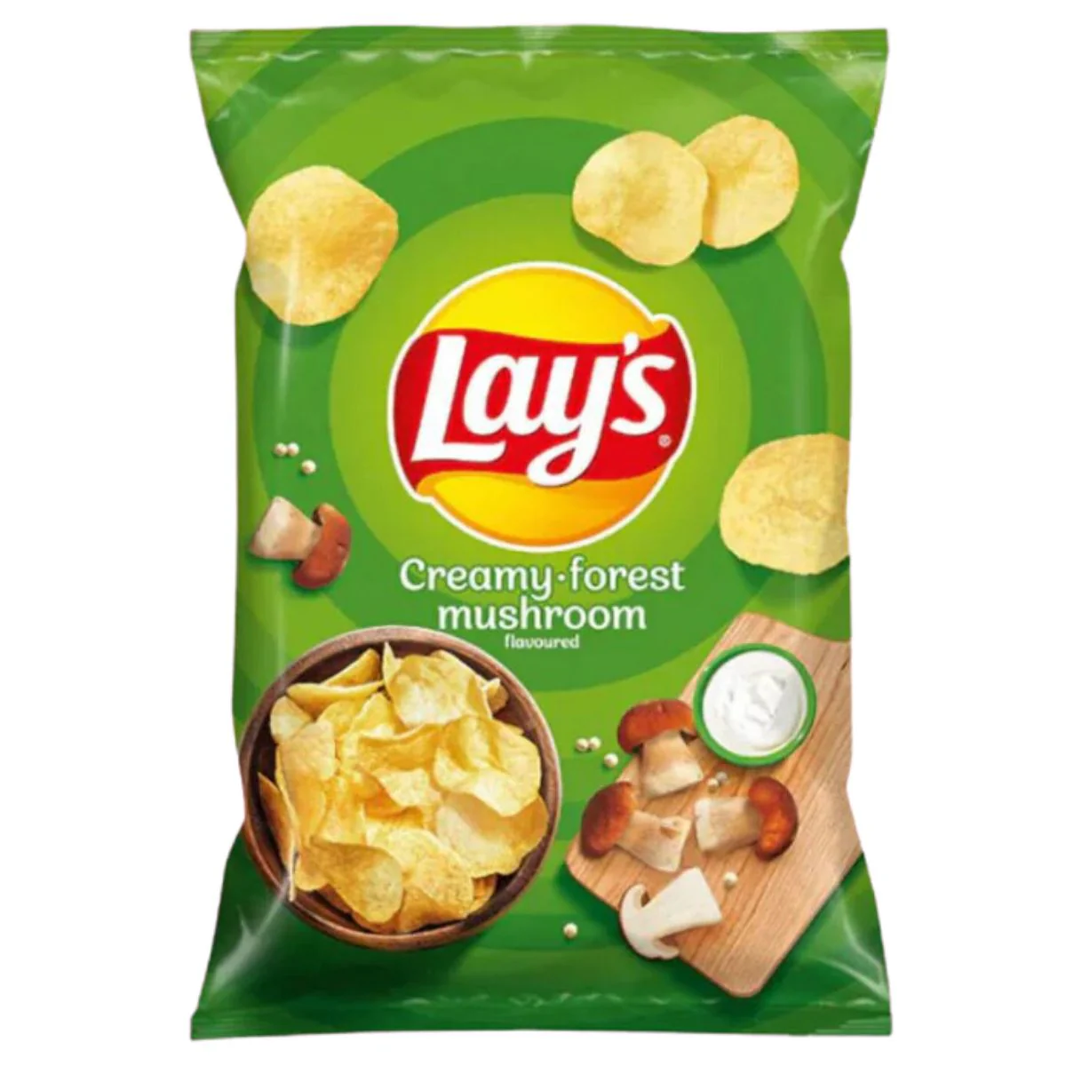 Lays - Creamy Forest Mushroom Crisps - 130g