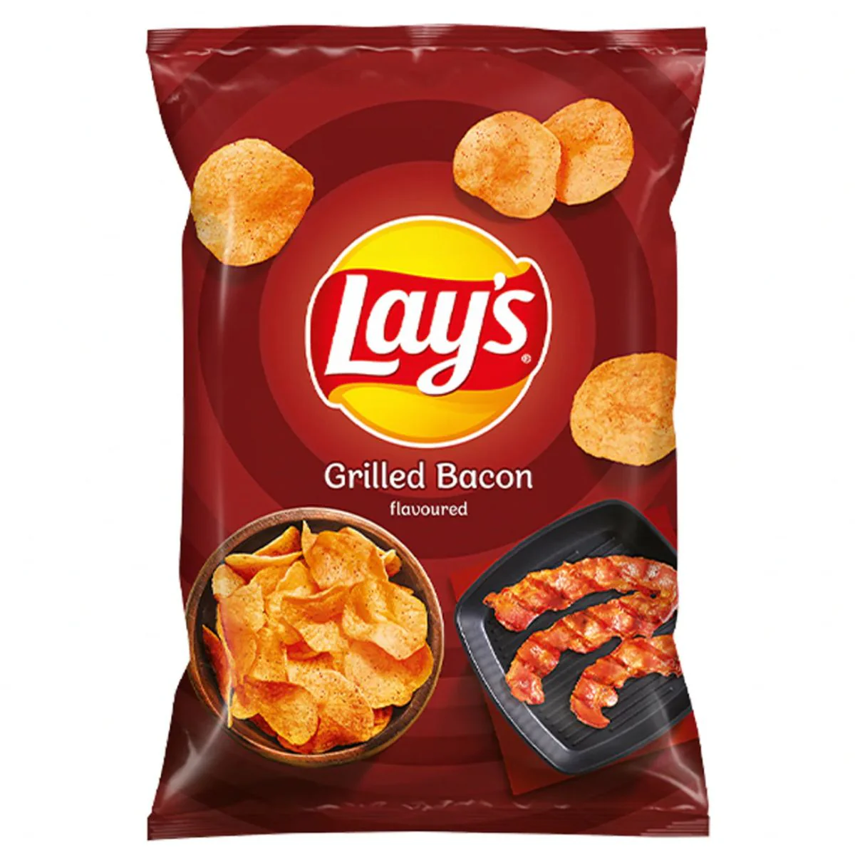 Lays - Grilled Bacon Crisps - 130g