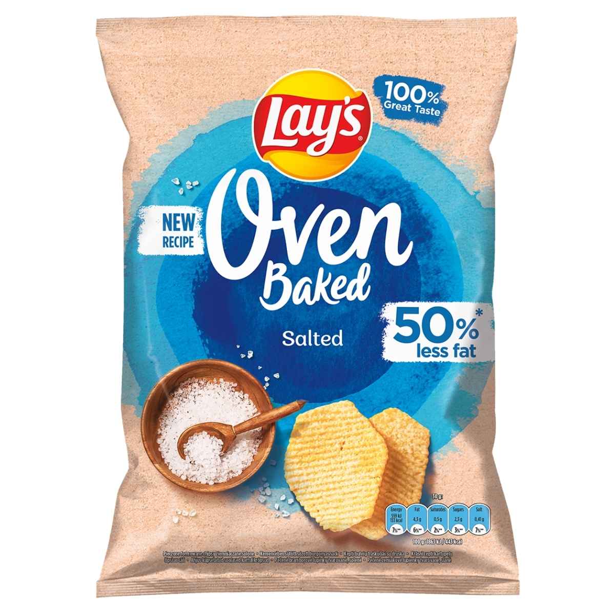 Lays - Oven Baked Salted Crisps - 110g
