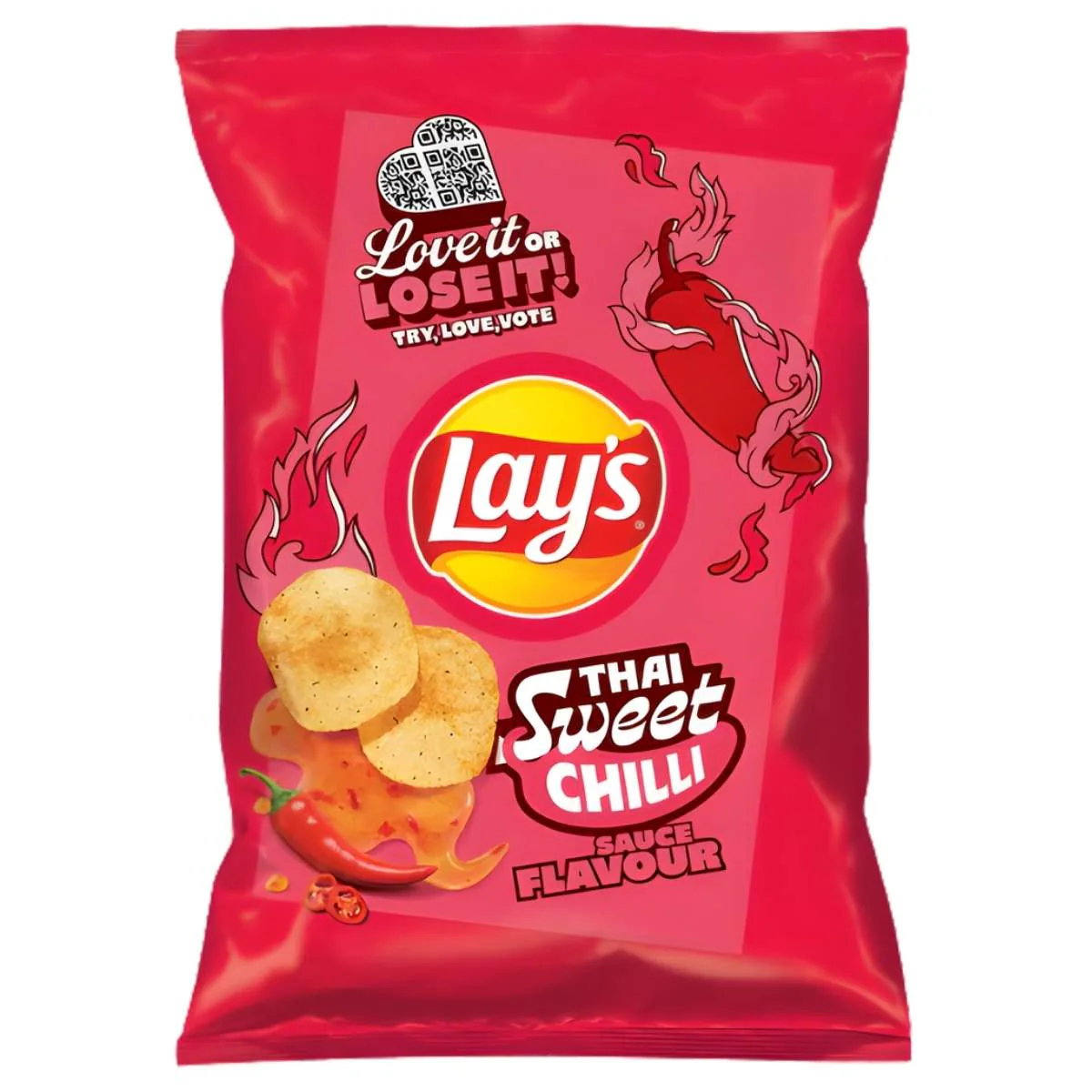Lays - Thai Sweet Chilli Sauce Flavour Crisps - 130g