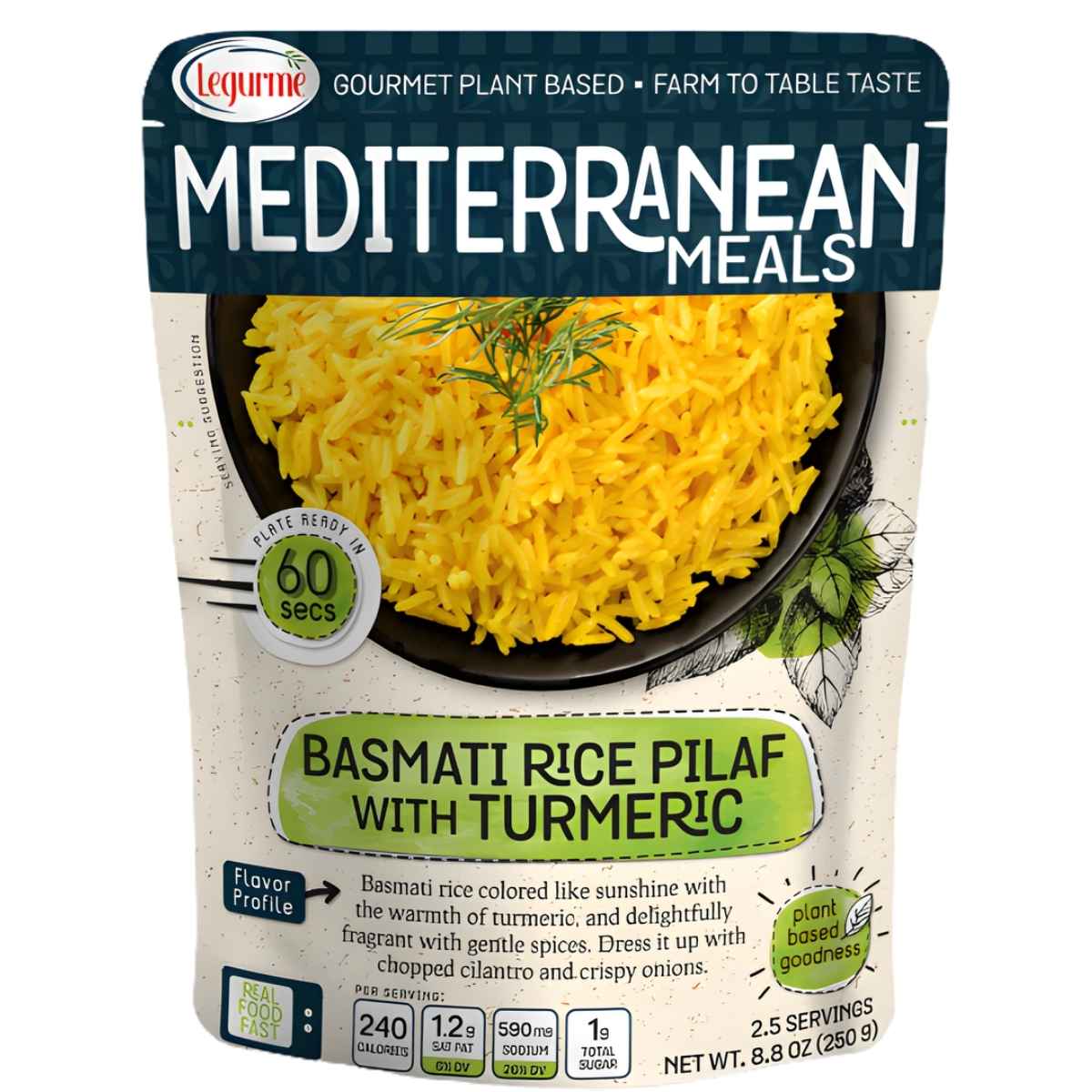 Legurme - Basmati Rice Pilaf With Turmeric - 250g